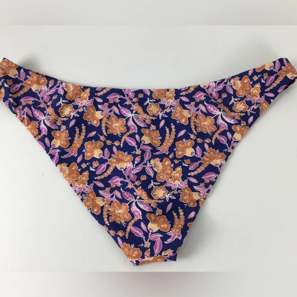 J. Crew Cheeky Bikini Bottom Floral Size 2X NWT